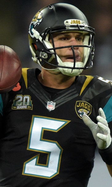 Jaguars expect more from struggling rookie QB Blake Bortles